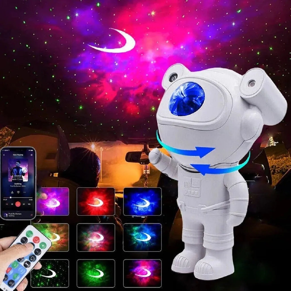 Star Projector Galaxy Night Light, Astronaut Nebula Ceiling Led Light Projector with Timer and Remote, Best Gift