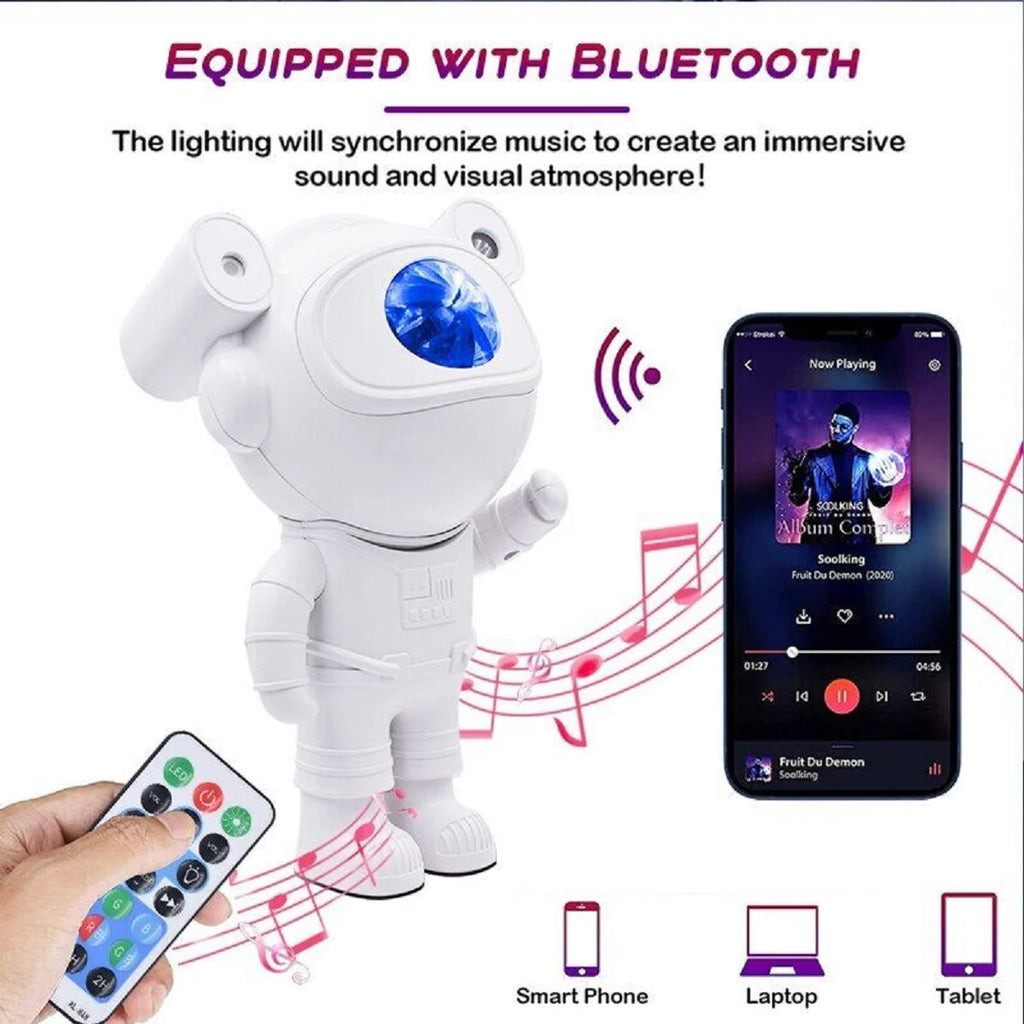 Star Projector Galaxy Night Light, Astronaut Nebula Ceiling Led Light Projector with Timer and Remote, Best Gift