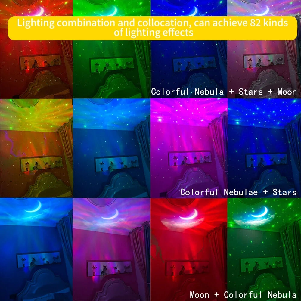 Star Projector Galaxy Night Light, Astronaut Nebula Ceiling Led Light Projector with Timer and Remote, Best Gift